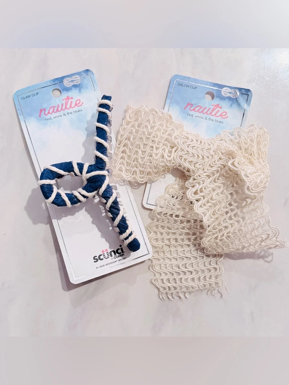 Scunci x Conair Nautie Red, White & the Blues Nautical Hair Accessories